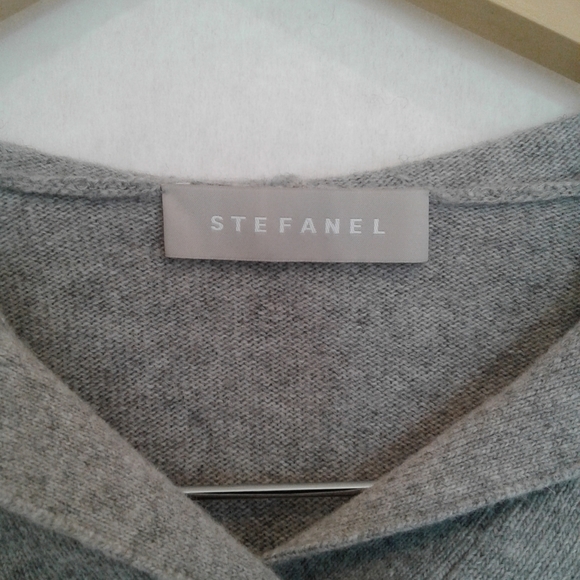 Stefanel hooded sweater wool cashmere blend Italy - Picture 12 of 13